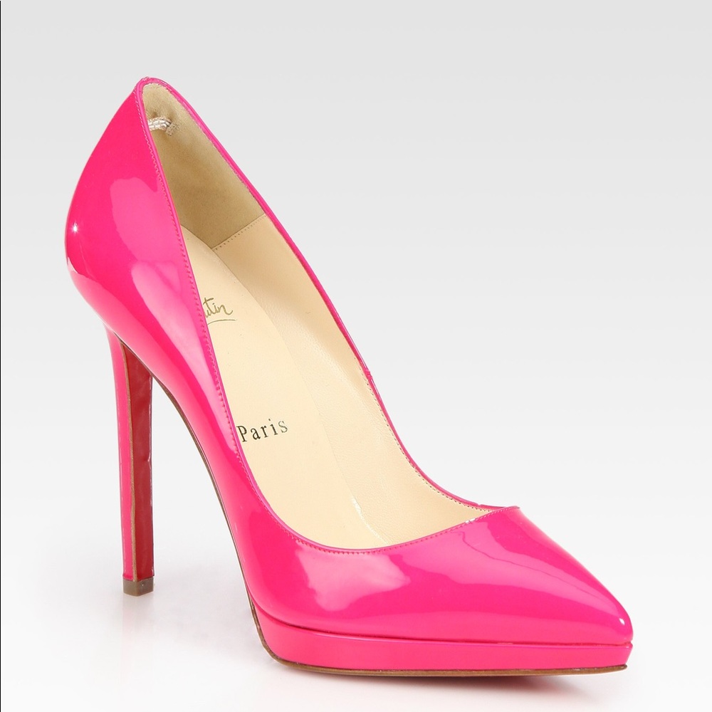SALE Christian Louboutin Pigalle Plato Pumps 8.5